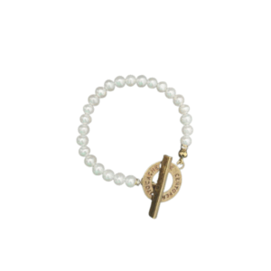 Bracciale perle con Tbar
