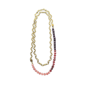 Collana catena Gallerani e giada